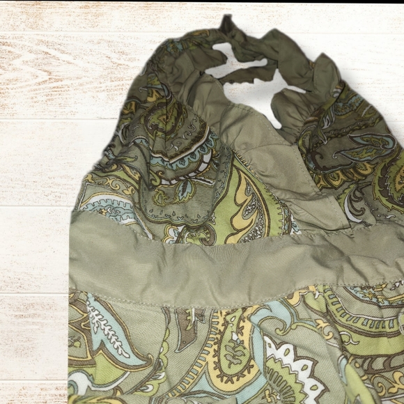 Wellesley Manor Holiday Collection, Paisley Apron, One Size - Picture 4 of 8